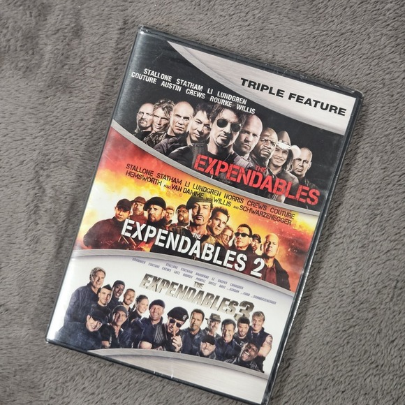 Expendables  Expendables 2  Expendables 3 - DVD -‎ Triple Feature NEW - Picture 1 of 3
